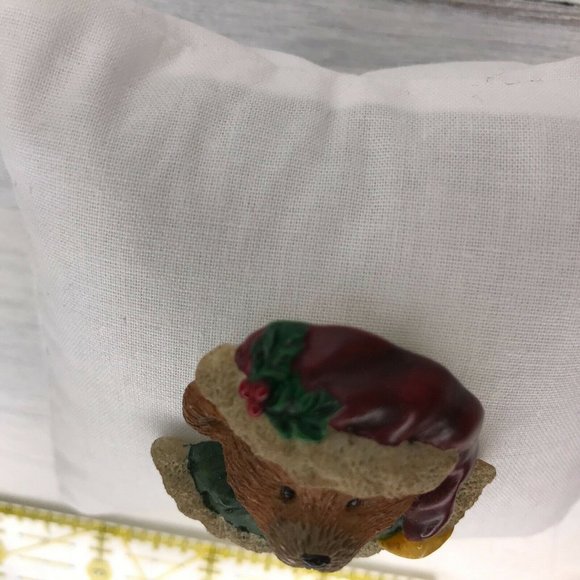 Bear with Santa Hat Holly Boyds Bears Bearwear - Picture 3 of 7